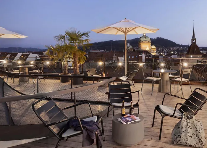 Bern hotels near decorative fountain complex Rose Garden Bern